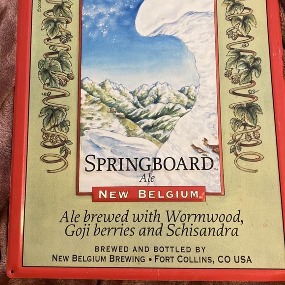 New Belgium “Springboard” Beer Sign - Picture 4 of 4